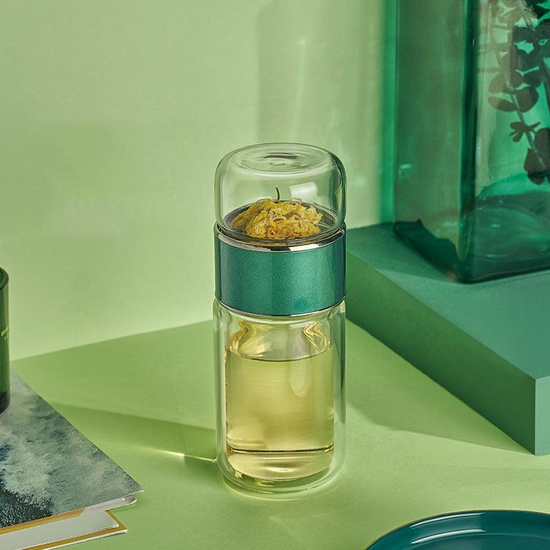 Portable Tea And Water Separation Double-Layer Glass - Trendha