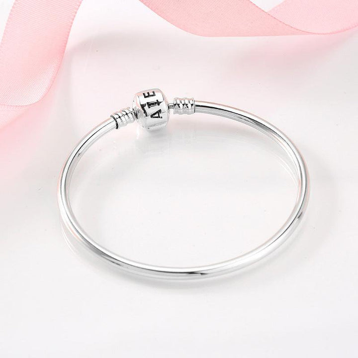 S925 Sterling Silver 4.5mm Bead Simple Basic Bracelet - Trendha