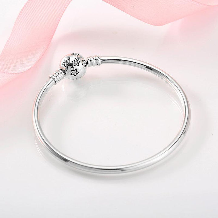 S925 Sterling Silver 4.5mm Bead Simple Basic Bracelet - Trendha