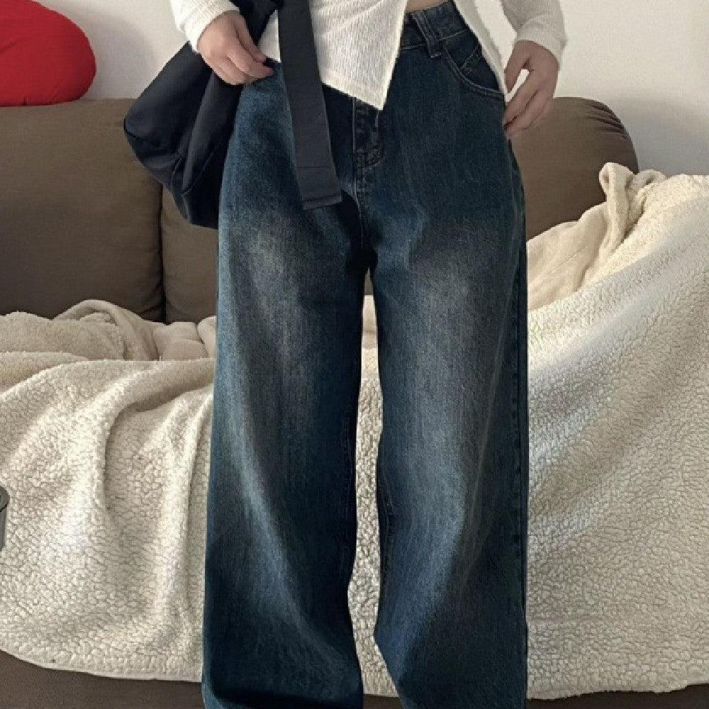 Straight Slimming And Wide Leg Jeans - Trendha