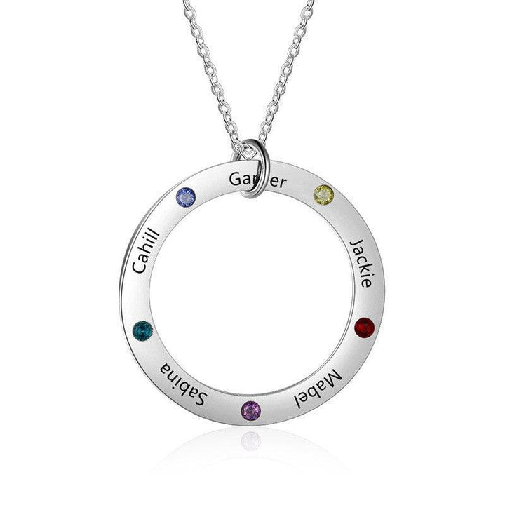 Women's Fashion Sterling Silver Personalised Pendant Necklace - Trendha