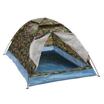 Outdoor 1-2 Persons Camping Tent Waterproof Windproof UV Sunshade Canopy - Trendha