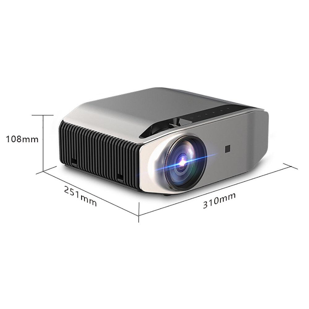 YG620 LED Projector 1920x 1080P Video 6500 Lumens Full HD Projector Built-in Speaker Home Theater Beamer - Trendha