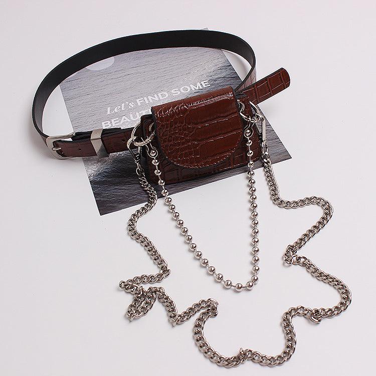 Chain Crossbody Bag Pattern Bead - Trendha
