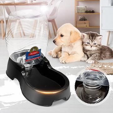 946ml Pet Cat Dog Automatic Water Drinker Dispenser Rabbit Food Drink Dish Pet Bowl Auto Feeder Waterer - Trendha