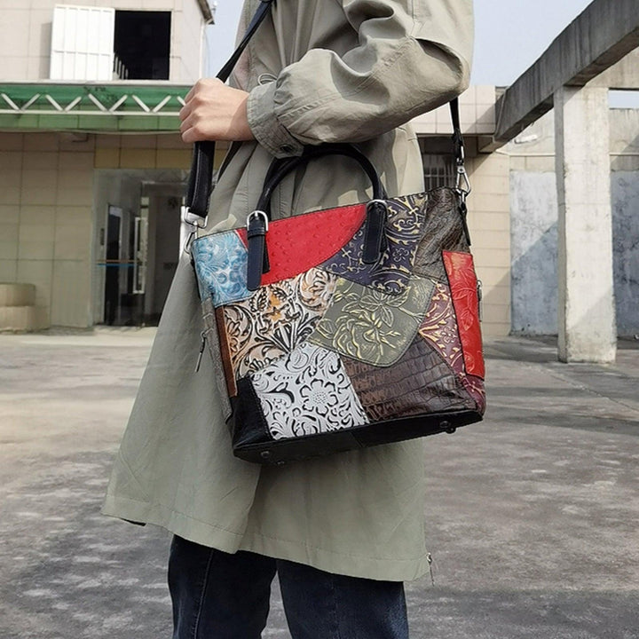 The New First Layer Cowhide Women's Bag Messenger Shoulder Bag - Trendha