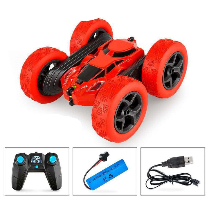 Control Off Road Double Sided 360 Degree Flip Stunt Tumbler Charging Racing Car - Trendha