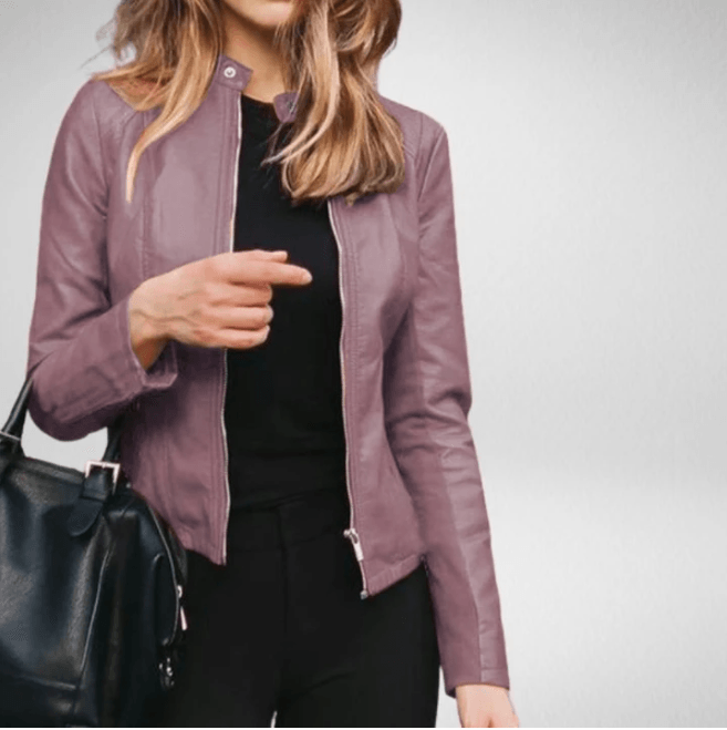 Women's PU Leather Jacket - Great for Casual or Formal Occasions - Trendha