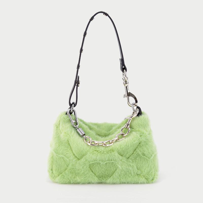 Hot Girl Underarms Cute Plush Love Plush Handbag - Trendha