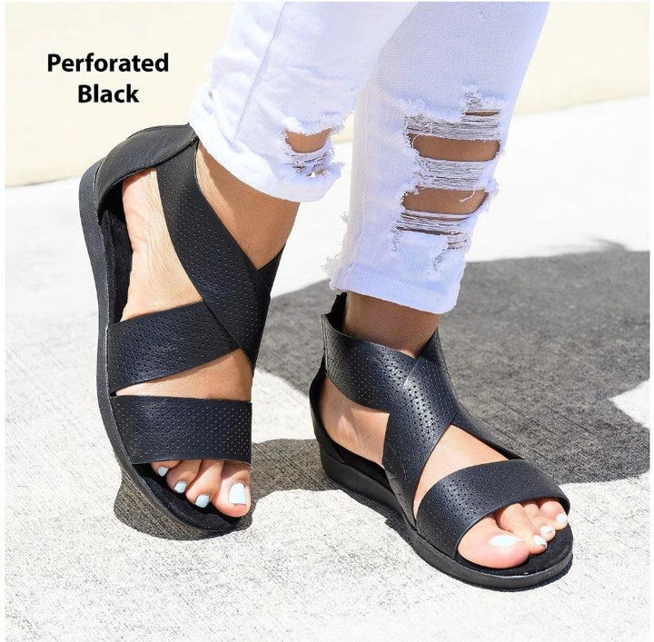 Comfortable Flat Toe Casual Sandals - Trendha