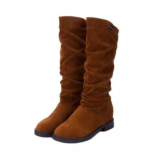 Women's Anti Slip Boots With Thick Heels In Autumn and Winter - Trendha