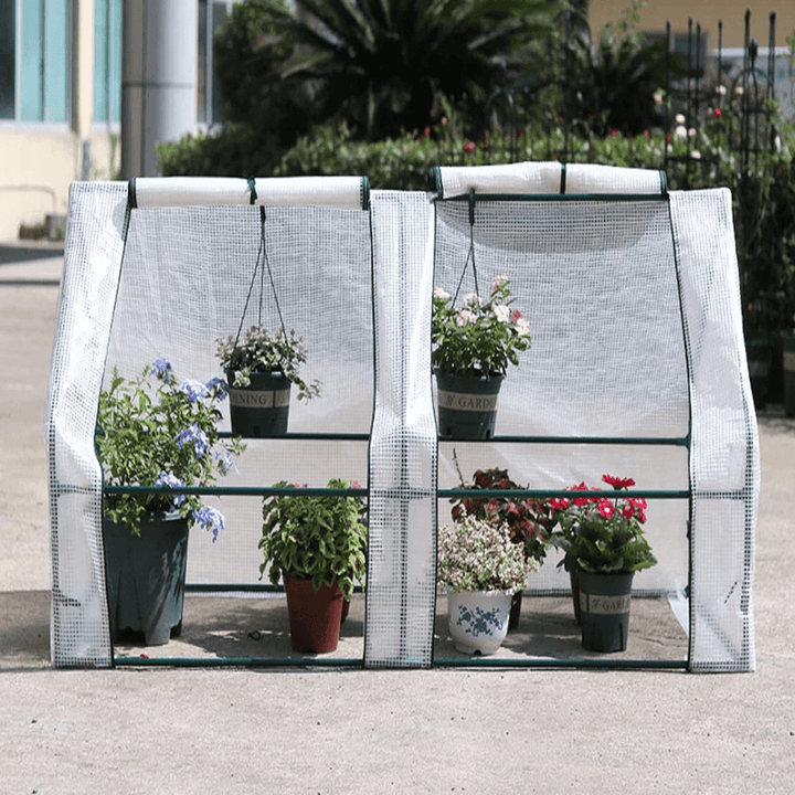 Household Plant Greenhouse Tent Outdoor Durable Flowers Insulation Zipper Mini Garden Cover Tent for Garden Greenhouse Tool - Trendha