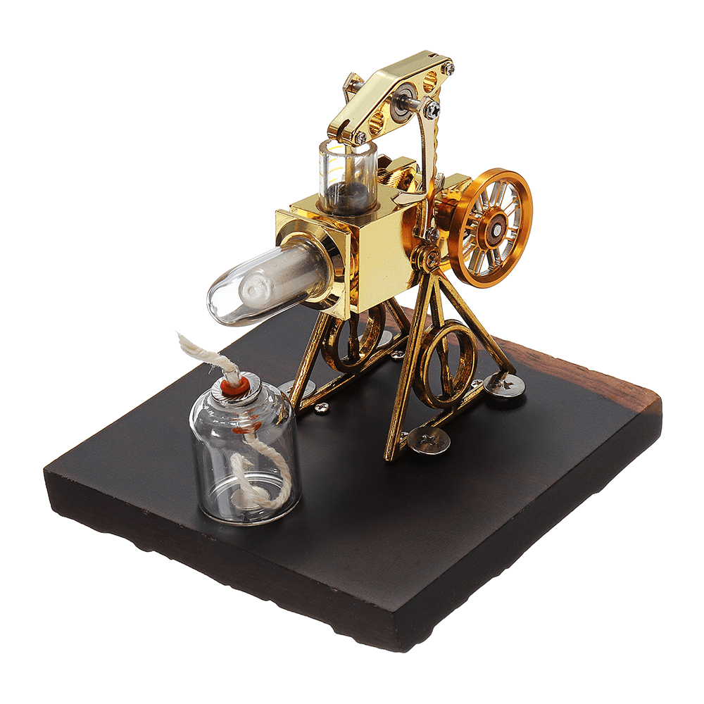 Mini 2.1"Hot Air Flame Stirling Engine Model Collection Gift - Trendha