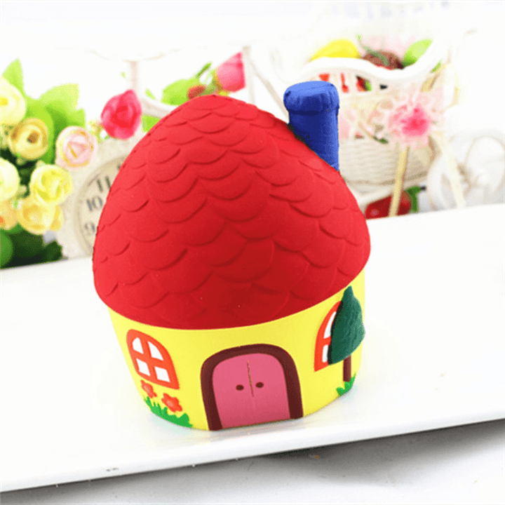 Squishy Lovely House 12Cm Soft Slow Rising Cute Kawaii Collection Gift Decor Toy - Trendha