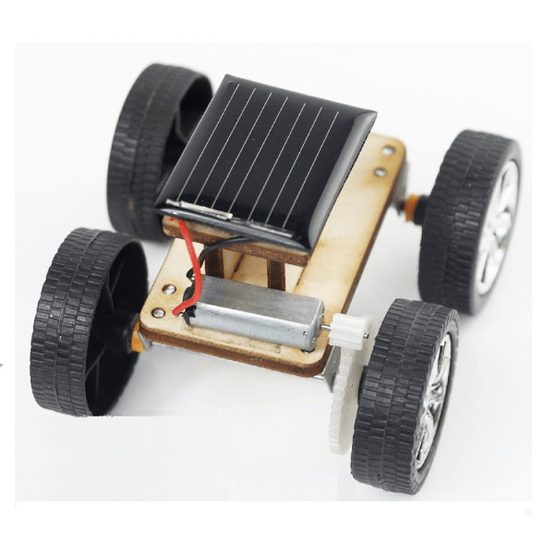 DIY Solar Wooden Car Toy Educational Assembly Model for Children - Trendha