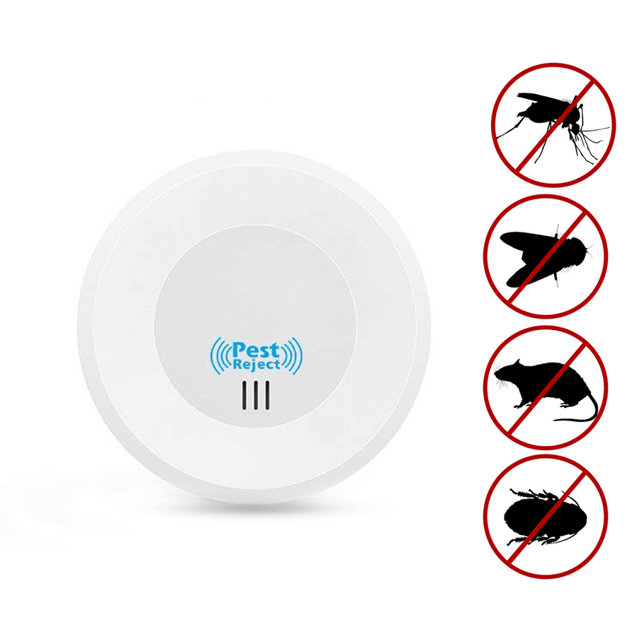 Loskii HP-220 Home Indoor Electronic Plug in Ultrasonic Pest Control Mosquitoes Mice Pest Repeller with Night Light - Trendha