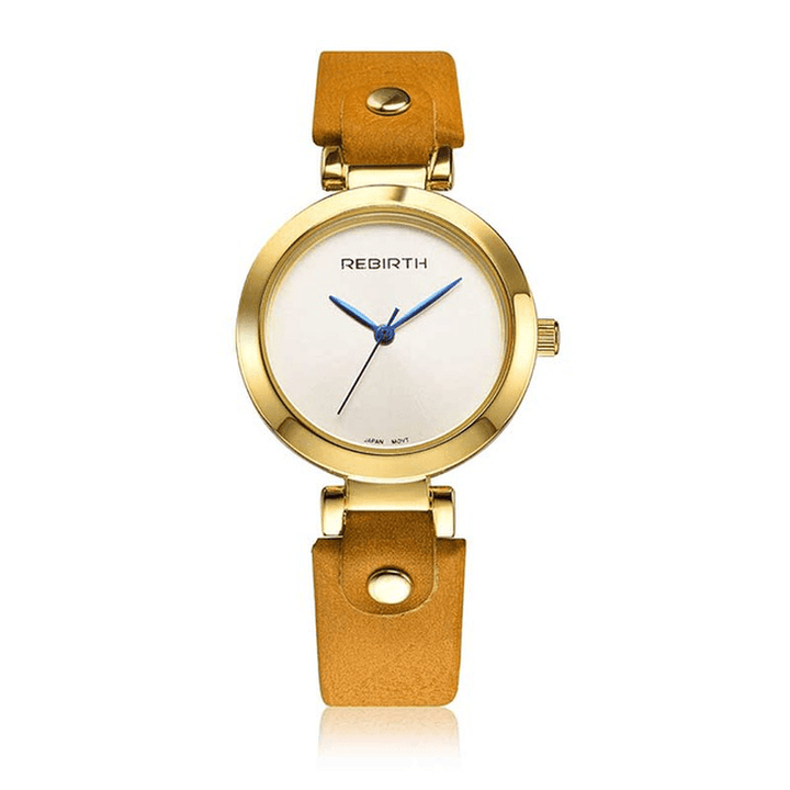 REBIRTH RE024 Simple Style Women Wrist Watch Elegant Design Quartz Watches - Trendha