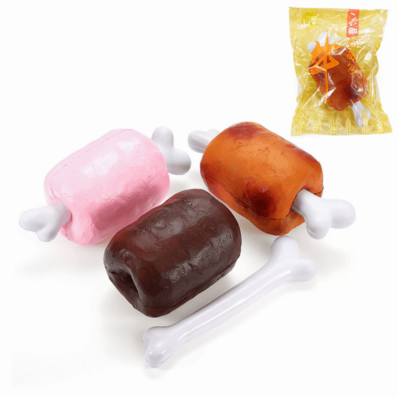 Eric Squishy Ham with Bone Meat 19Cm Slow Rising Original Packaging Collection Gift Decor Toy - Trendha