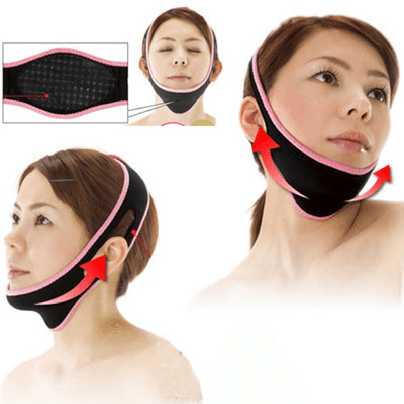 Sleeping Face Shaper Face-Lift Device Powerful 3D Facial Beauty Tool Thin-Face Bandages V-Face Correction Skin Care - Trendha