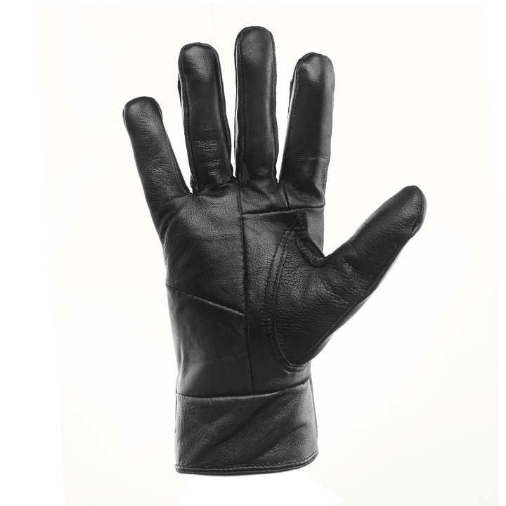 Women Winter Thermal Gloves Thicken Warm Sheepskin Velvet Leather Driving Mitten Glove - Trendha