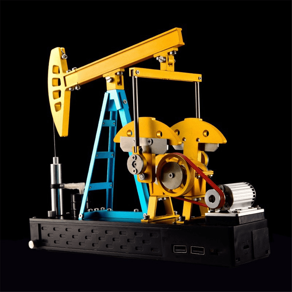 Teching Assembly Pumping Unit Metal Assembly Model Simulation Puzzle Teaching DIY Toy Gift - Trendha