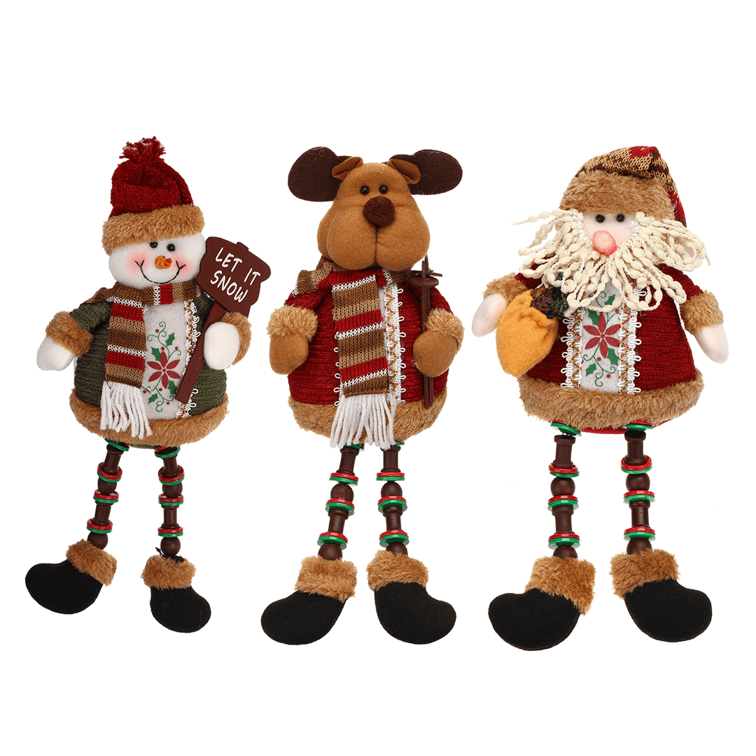 Santa Snowman Reindeer Doll Christmas Decoration Tree Hanging Ornament Gift - Trendha