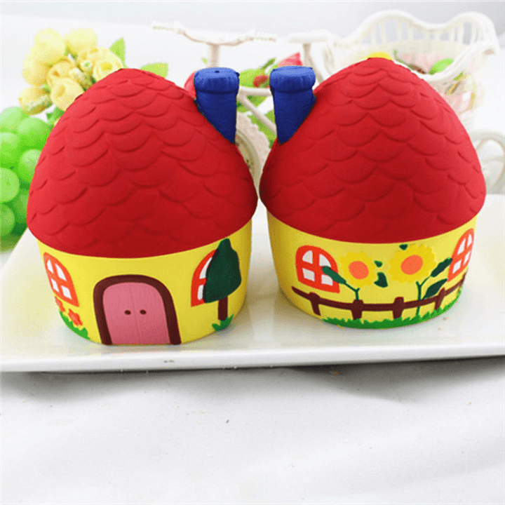 Squishy Lovely House 12Cm Soft Slow Rising Cute Kawaii Collection Gift Decor Toy - Trendha