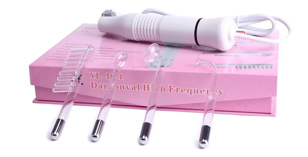 DARSONVAL Portable High Frequency Violet Purple Light Acne Spot Remover Face Electric Massager Massageador Facial Skin Care Device SPA - Trendha