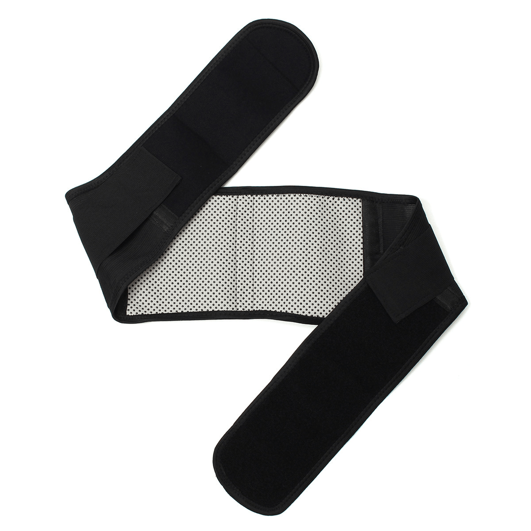 S/M/L Self Heating Infrared Magnetic Therapy Tourmaline Back Support Brace Lumbar Belt - Trendha