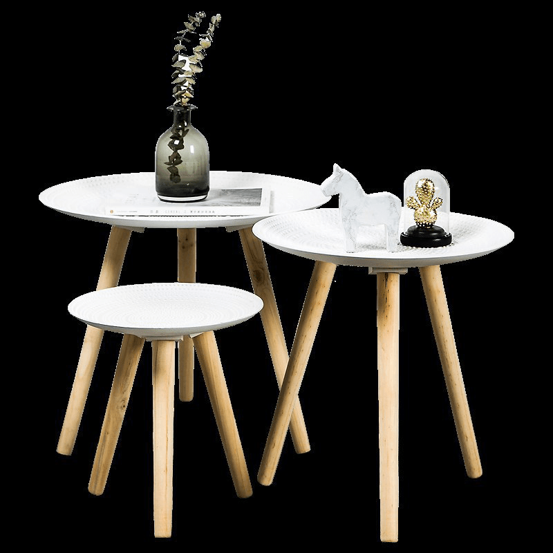Mini Coffee Table Combined Decoration of Bedside Table for Home-L/M/S - Trendha