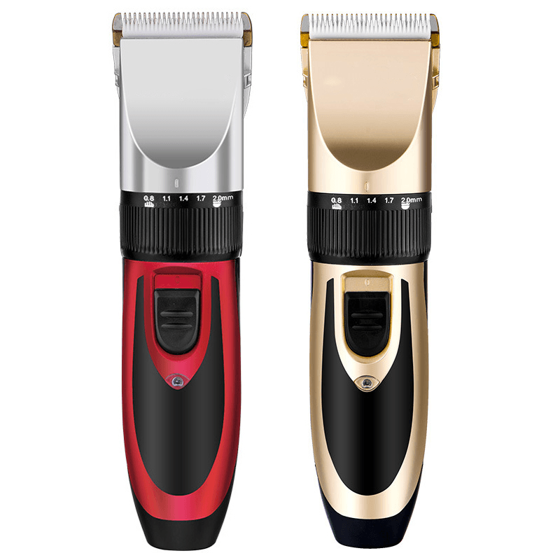 Y.F.M® Rechargeable Men Electric Hair Clipper Trimmer Beard Shaver 110-240V Haircut Ceramic Blade - Trendha