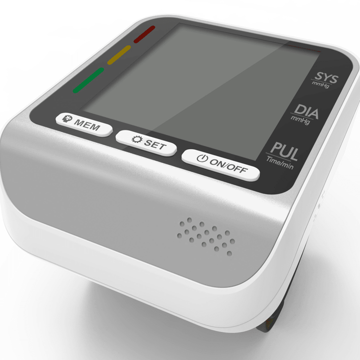 Boxym JZ-253A Wrist Blood Pressure Monitor Pulse Heart Beat Rate Monitoring Device Equipment Tonometer BP Mini Sphygmomanometer - Trendha