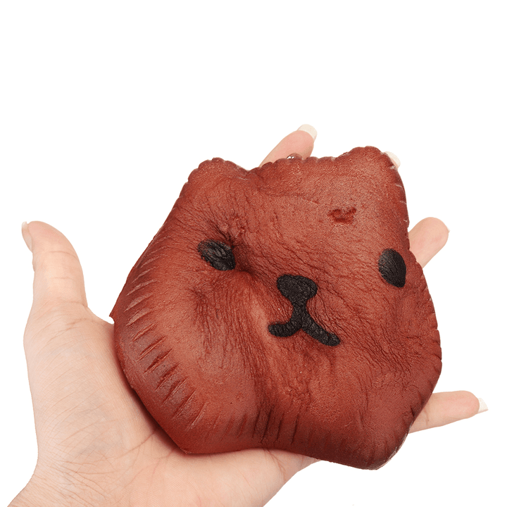 Kapibarasa Capybara Squishy 12Cm Slow Rising Toy with Ball Chain Tag Bread Collection Gift Decor Toy - Trendha