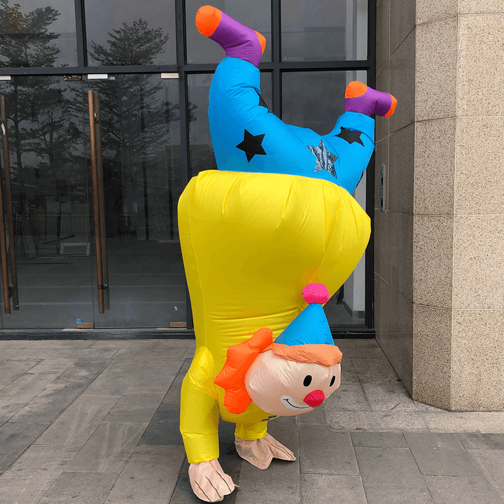 Inflatable Toy Inflatable Costume Inverted Clown Halloween Creative Activities Performance Fun Party Costume - Trendha
