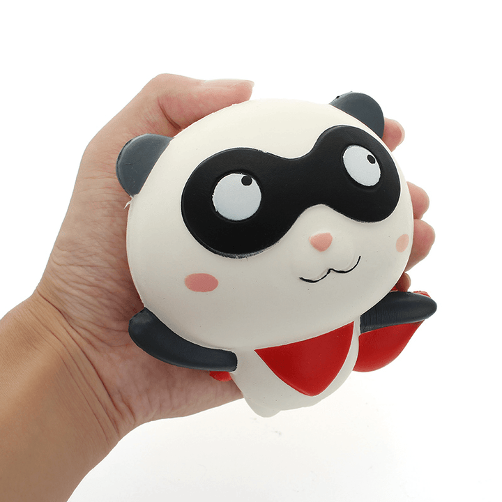 Yunxin Squishy Panda Man Robin Team 12Cm Slow Rising with Packaging Collection Gift Decor Toy - Trendha