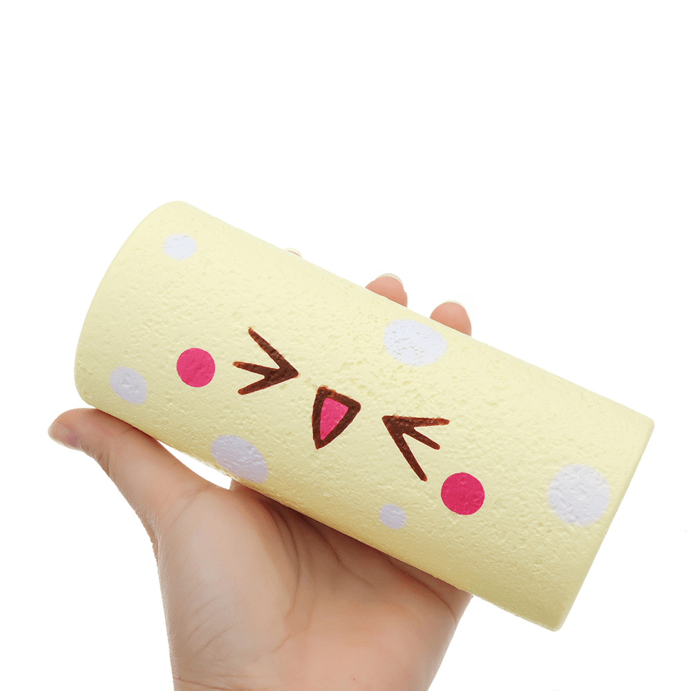 Squishyfun Squishy Egg Swiss Roll Toy 14.5*6*5CM Slow Rising with Packaging Collection Gift Soft Toy - Trendha
