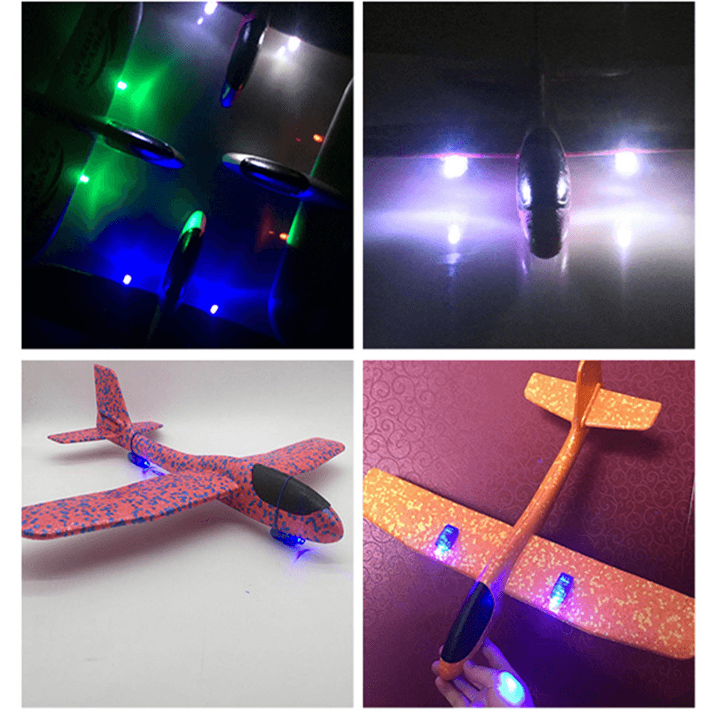 LED Light for Epp Hand Launch Throwing Plane Toy DIY Modified Parts Random Colour - Trendha