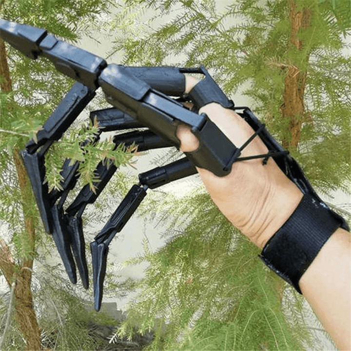3D Printed Halloween Articulated Fingers Extensions Halloween Finger Decoration Props Horror Ghost Claw Props Movable Finger - Trendha