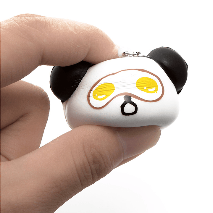 Squishy Panda Face with Ball Chain Soft Phone Bag Strap Collection Gift Decor Toy - Trendha