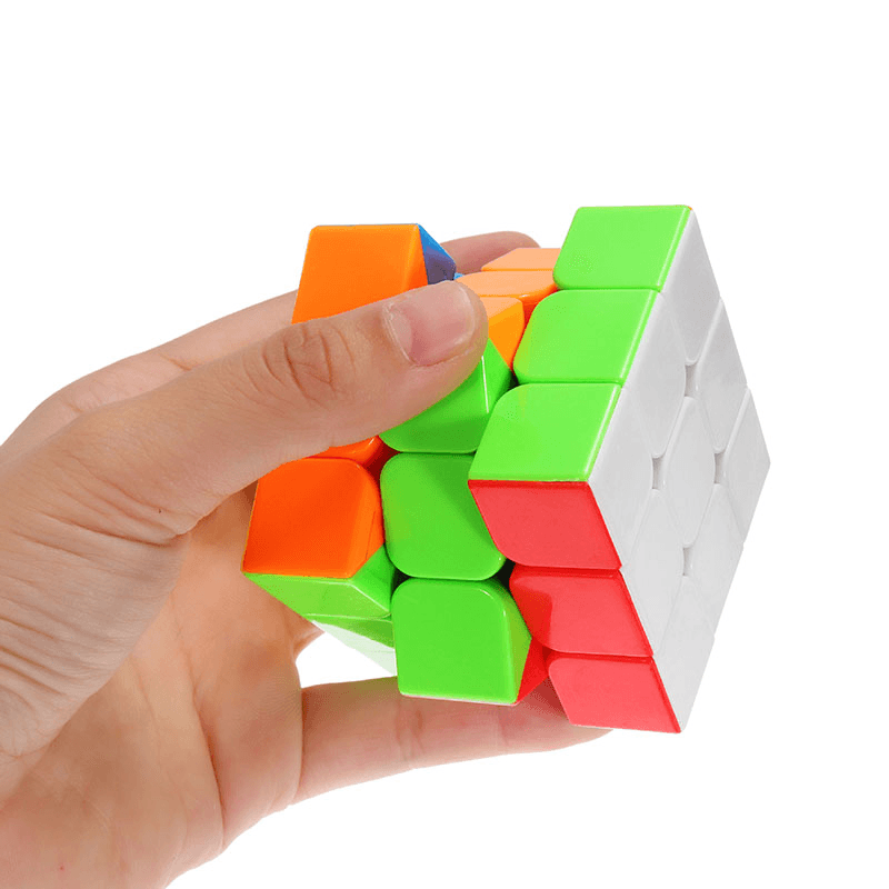 Classic Magic Cube Toys 3X3X3 PVC Sticker Block Puzzle Speed Cube Sugar Color - Trendha