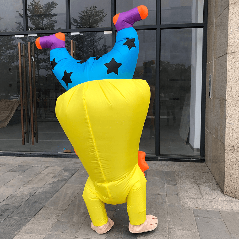 Inflatable Toy Inflatable Costume Inverted Clown Halloween Creative Activities Performance Fun Party Costume - Trendha