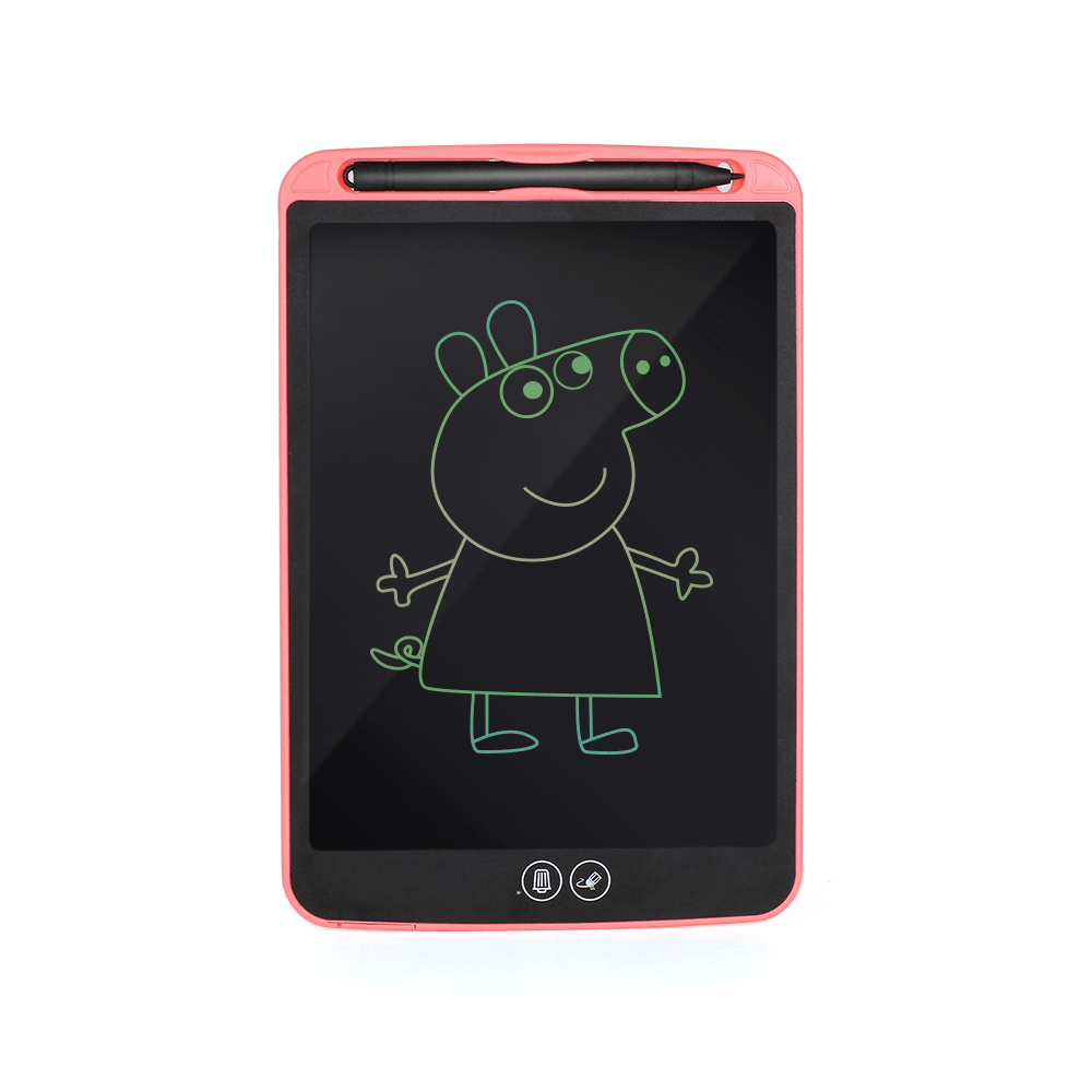A5 Color LCD Screen 12 Inch Writing Tablet Drawing Notepad Electronic Handwriting Painting Office Memo Waterproof Lock Key One-Click Eraser Toys Gift - Trendha