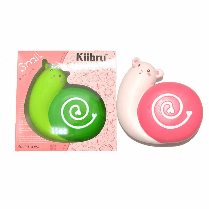Kiibru Squishy Snail Jumbo 12Cm Licensed Slow Rising Scented Original Packaging Collection Gift Decor Toy - Trendha