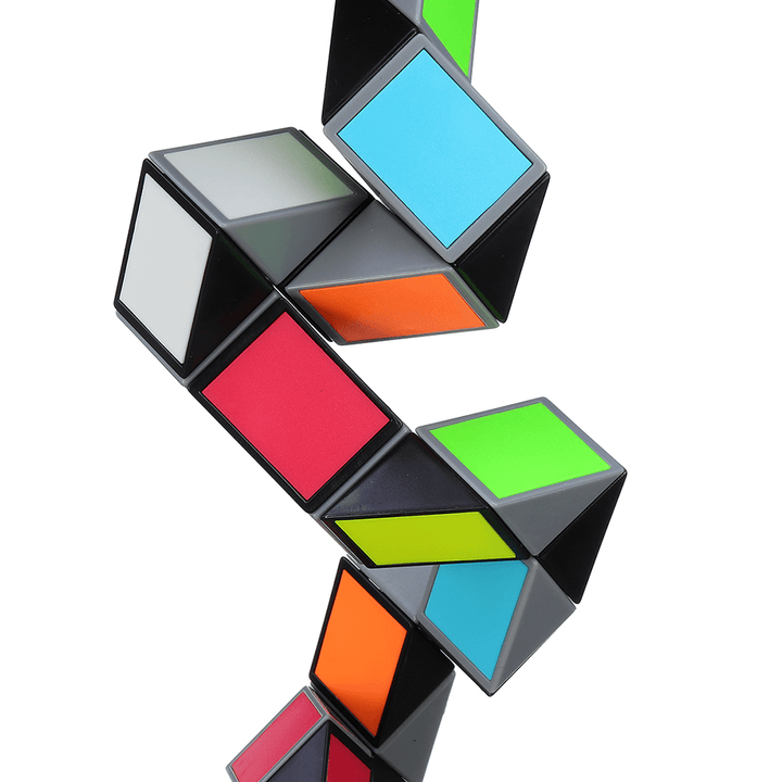 3D Colorful Magic Cube 72 Segments Speed Twist Snake Magic Cube Puzzle Sticker Educational Toys - Trendha