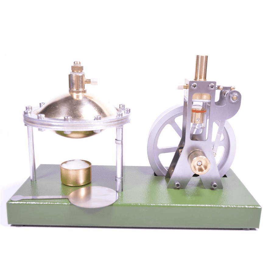 Enjomor Vertical Transparent Cylinder Steam Engine with UFO Hero'S Engine Boiler Education Toy Gift for Adults & Kids - Trendha