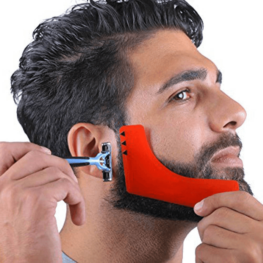 New Comb Beard Shaping Tool Sex Man Gentleman Beard Trimmer Template Comb Hair Cut Hair Molding Beard - Trendha