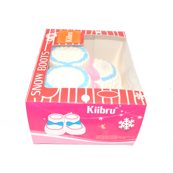 Kiibru Squishy Jumbo Christmas Snow Boots 16Cm Licensed Slow Rising Original Packaging Collection Gift Toy - Trendha