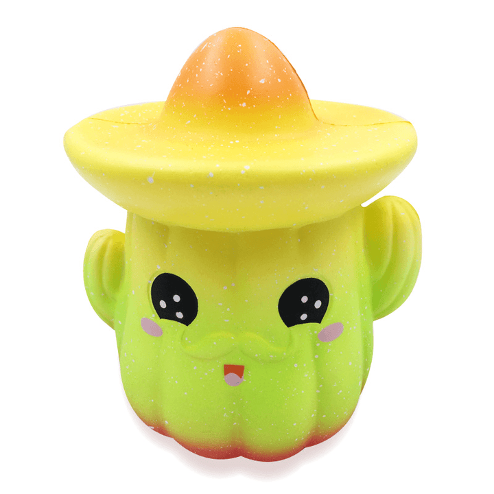 Squishfun Christmas Squishy Cactus 12.5CM Cute Expression Decoration Collection Toys - Trendha