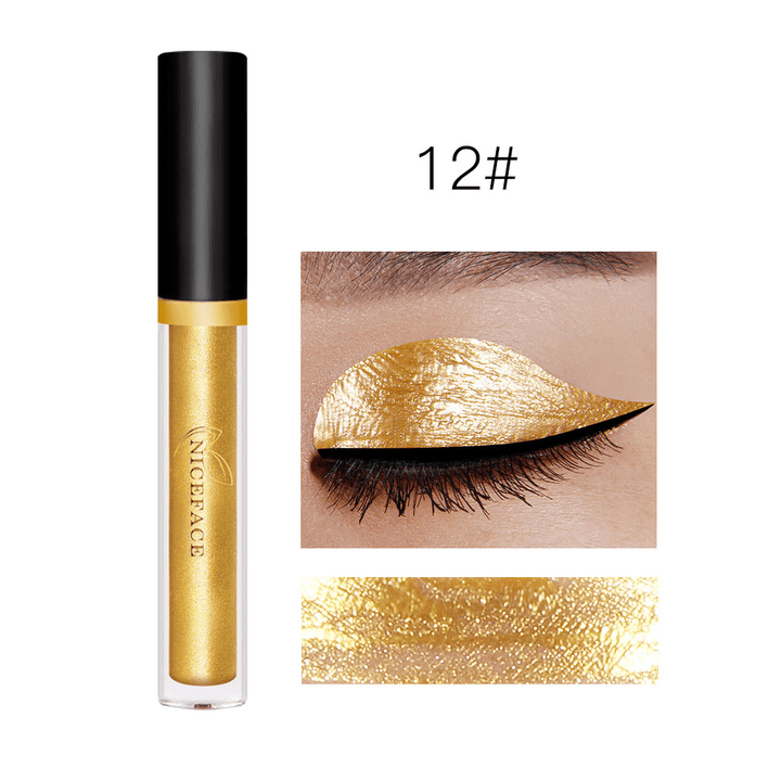 17 Colors Liquid Eye Shadow Diamond Shimmer Glitter Eye Highlighter Makeup Long-Lasting - Trendha