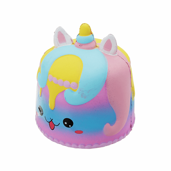 Crown Cake Squishy 11.4*12.6Cm Kawaii Cute Soft Solw Rising Toy Cartoon Gift Collection with Packing - Trendha